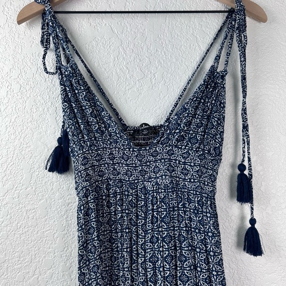 Lulus boho tassle geometric maxi dress xs - Picture 6 of 14